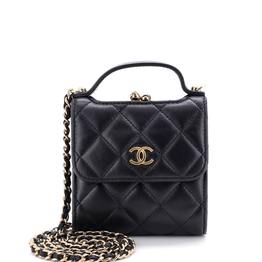 Chanel Cc Kisslock Frame Top Handle #269236C26B